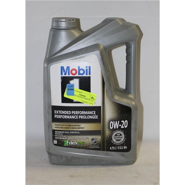 MOBIL ONE 0W20 SYNTHETIC OIL