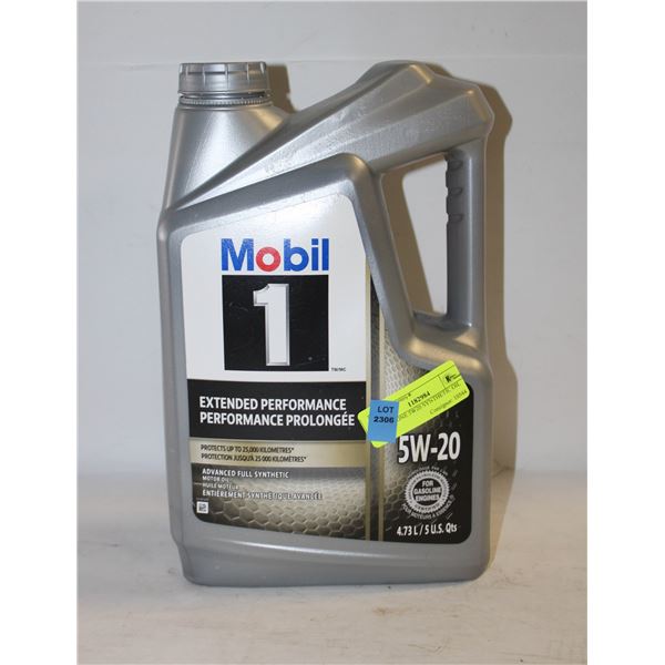 MOBIL ONE 5W20 SYNTHETIC OIL