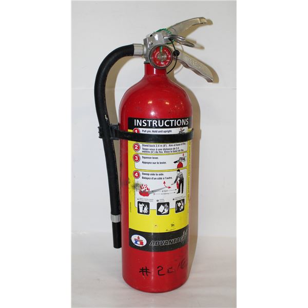 FULLY CHARGED & CERTIFIED FIRE EXTINGUISHER