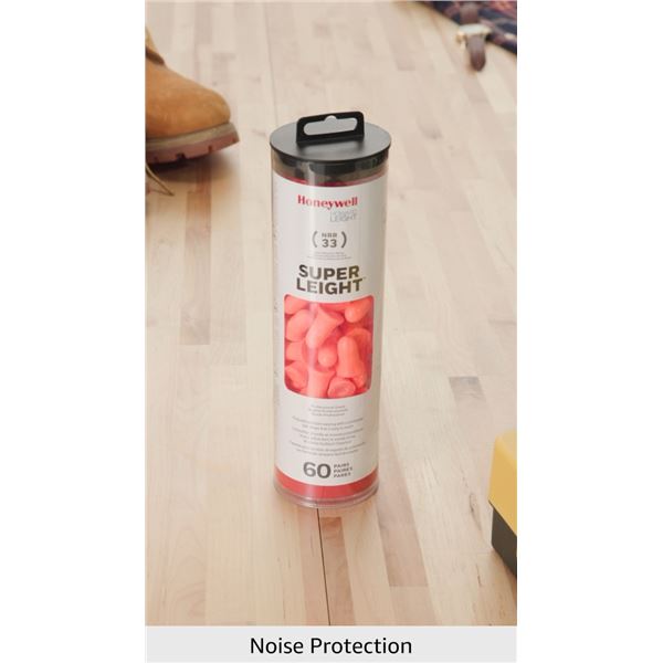NEW 60 PAIRS HONEYWELL SUPER FOAM EARPLUGS