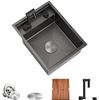 Image 1 : NEW TORVA RV SINK 16 X 21 X 9 INCH DARK GRAY
