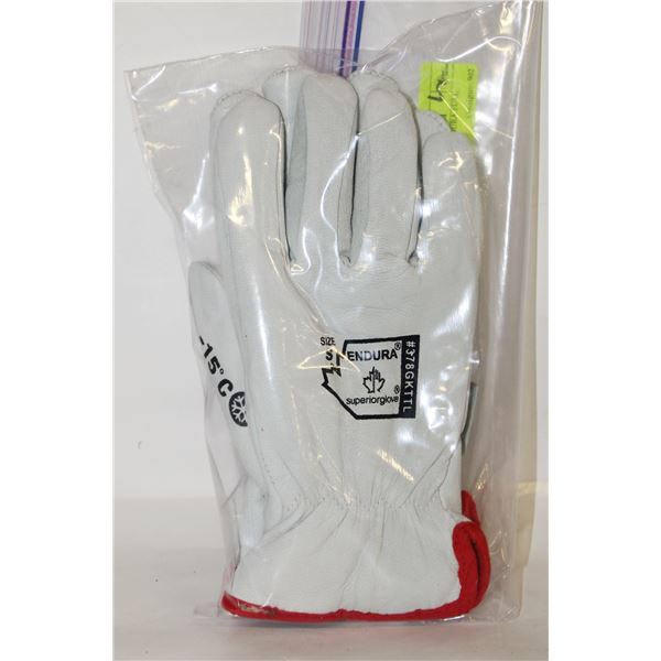 PAIR OF NEW ENDURA FULL LEATHER 3M