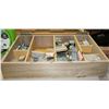 Image 2 : CUSTOM MADE WOOD HARDWARE/TOOL STORAGE