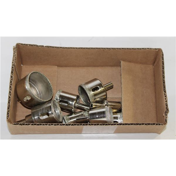 BOX WITH 11-PIECE "DIAMOND" HOLE SAW BIT