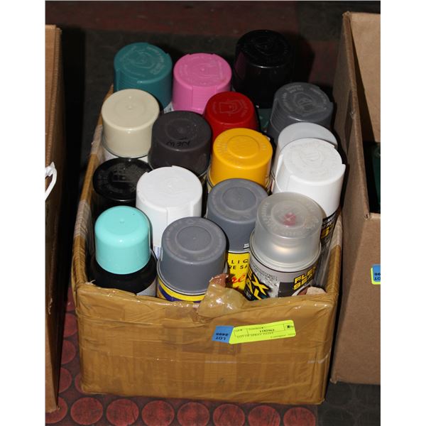 LOT OF SPRAY PAINT