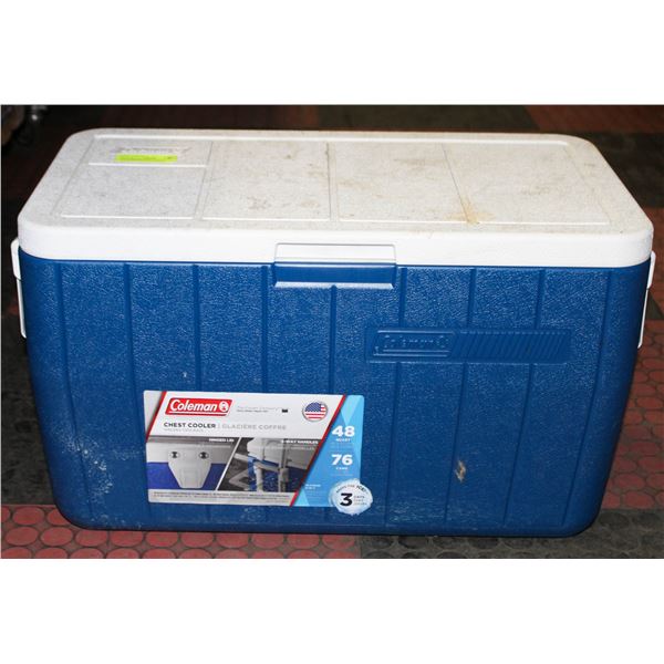 JACK STANDS WITH JACK & COLEMAN COOLER