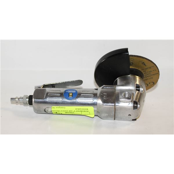 POWERFIST 4" AIR ANGLE GRINDER WITH GOLD