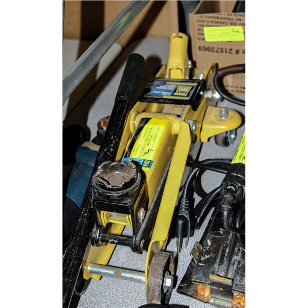 TWO TON HYDRAULIC TROLLY JACK WITH HANDLE