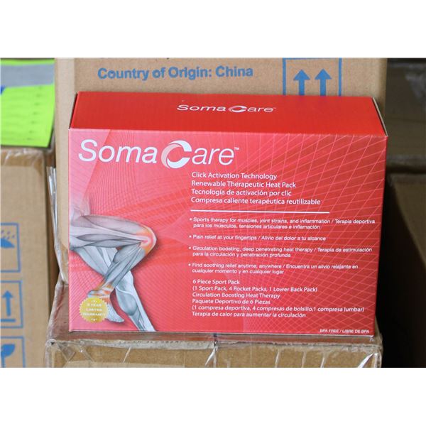 NEW CASE WITH 8 BOXES OF 6PC SOMA CARE SPORT CLICK