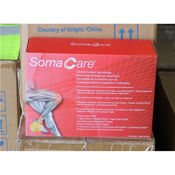 NEW CASE WITH 8 BOXES OF 6PC SOMA CARE SPORT CLICK