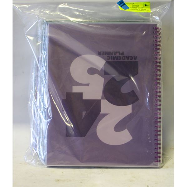 NEW 5 PACK MIXED COLOR 2024-2025 ACADEMIC PLANNER