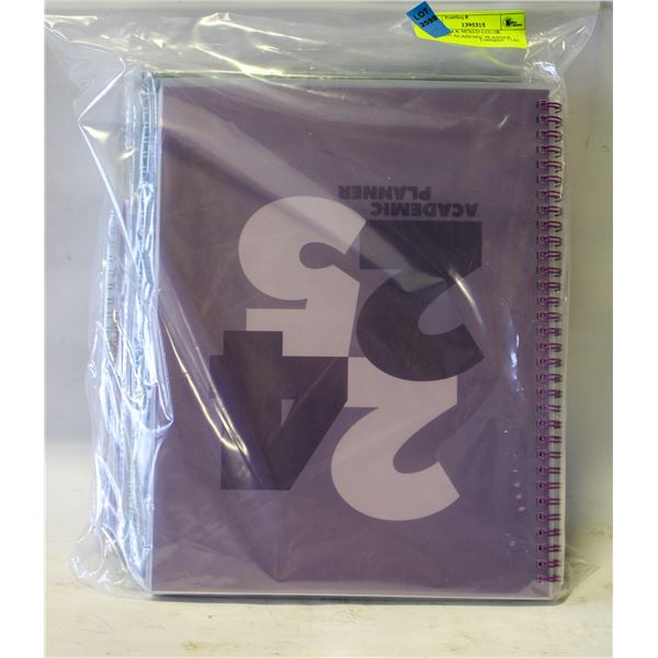 NEW 5 PACK MIXED COLOR 2024-2025 ACADEMIC PLANNER
