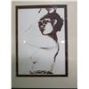 Image 2 : Lithograph Reproduction of 1936 Etching "Konani Hawaii" by John Melville Kelly, Framed 8" x 10.25"