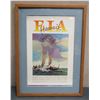 Image 1 : Hokulea Welcome Home 1987 Poster, Framed 16.5" x 22.5"