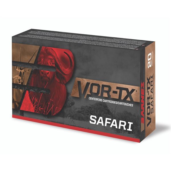 BARNES BULLETS: .375 H&H 300GR TSX VOR-TX Safari Loaded Ammo (5x Boxes)