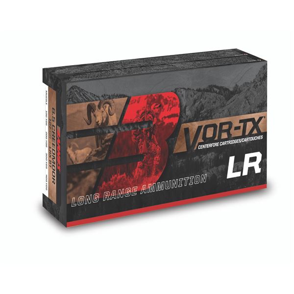 BARNES BULLETS: 6.5 Creedmoor 127GR VOR-TX Long Range Ammo (5x Boxes)