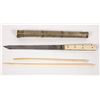 Image 1 : Tombstone Boarding House Chef Knife/ Chopsticks c1880 [157596]
