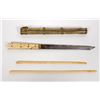Image 2 : Tombstone Boarding House Chef Knife/ Chopsticks c1880 [157596]