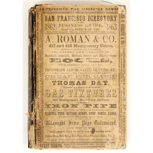 San Francisco Directory 1863 [182962]