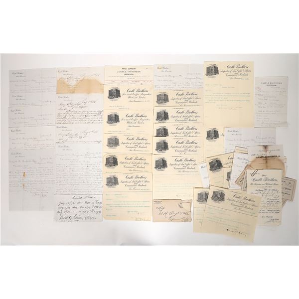 Castle Bros. Correspondences Group 1879-93 [194085]