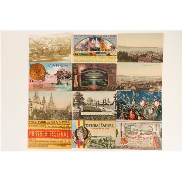 San Francisco Post Cards, Portola Festival & Pan-Pacific [190133]