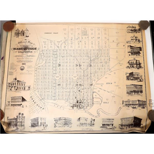 California Early Maps, 4 Different Counties [193669]