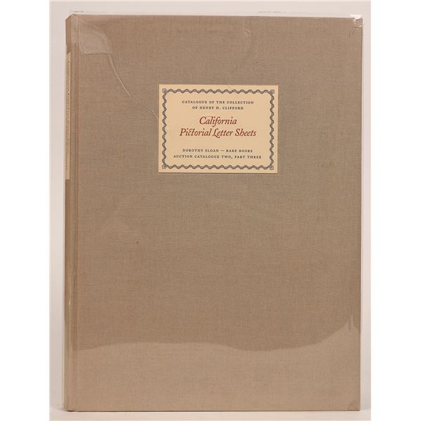 Henry H. Clifford Collection Part 3, 1994, California Lettersheets [182033]