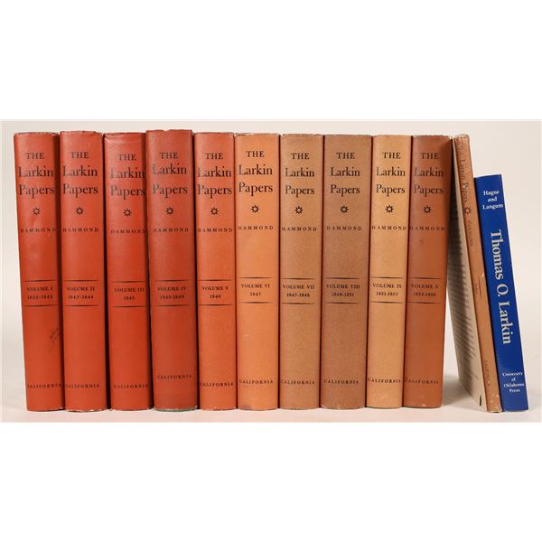 Larkin Papers, For the History of California, 10 Volumes [182377]