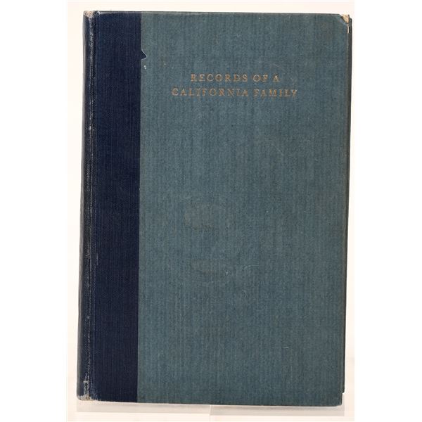 Records of a California Family by Marston, 1928 [182211]