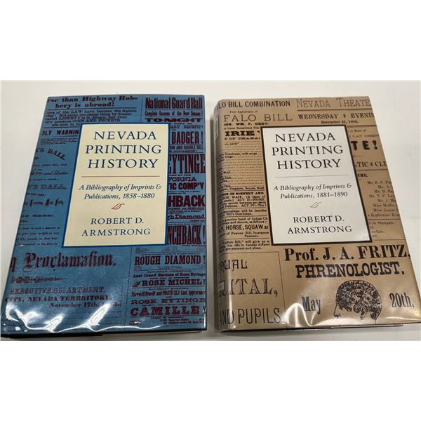 Nevada Printing History by Armstrong, 2 Volumes [182984]