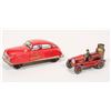 Image 1 : A Pumper Truck And Fire Chief Wind Up Tin Fire Dept. Toys  [183533]