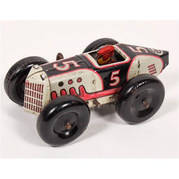 Marx #5 Tin Litho Midget Boat Tail Racer [183534]
