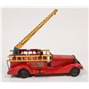 Image 2 : Marx Wind Up VFD Ladder Truck Pressed Steel. [183532]