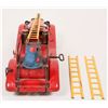 Image 3 : Marx Wind Up VFD Ladder Truck Pressed Steel. [183532]