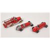 Image 2 : Three Hubley Toys : Cast Iron Fire truck, Race Car And Die Cast Race Car. [183531]