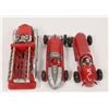 Image 3 : Three Hubley Toys : Cast Iron Fire truck, Race Car And Die Cast Race Car. [183531]