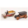 Image 1 : Yellow Taxi  Tin Litho By Chein  And Ehe & Co Tin Open Bed Truck Windup Toys. [183535]