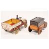 Image 2 : Yellow Taxi  Tin Litho By Chein  And Ehe & Co Tin Open Bed Truck Windup Toys. [183535]