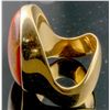 Image 3 : Exquisite Custom Men's Gold & Ironstone Ring, Made for the "Nugget Ace" [190335]