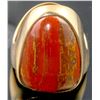 Image 4 : Exquisite Custom Men's Gold & Ironstone Ring, Made for the "Nugget Ace" [190335]