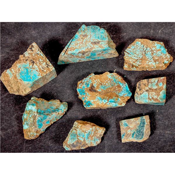Cut Spiderweb Turquoise, No. 8 Mine of Nevada [194033]