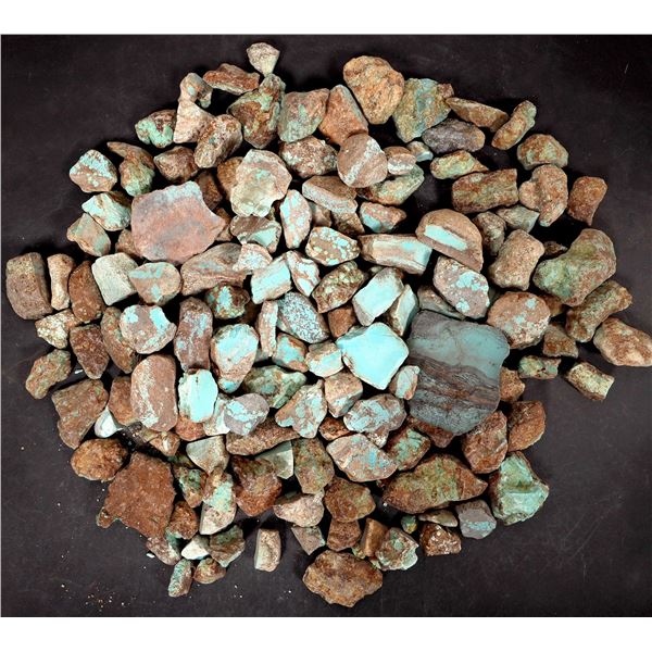 Rough Turquoise, Cut, No. 8 Mine of Nevada [193891]