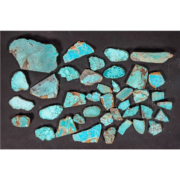 Spiderweb Turquoise Slabs, No. 8 Mine of Nevada [194022]