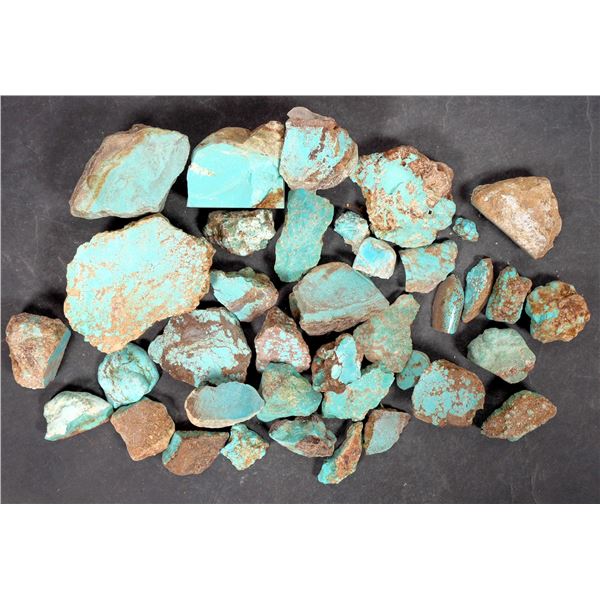 Turquoise Nuggets, Cut, No. 8 Mine of Nevada [194005]
