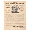 Image 1 : Great Western Rock Breaker Pictorial Hand Bill, Rare [184135]