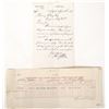 Image 1 : Gold Related Montana Document Pair, 1879-88 [193651]