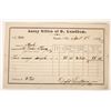 Image 1 : Very Rare 1874 Eureka, Nevada Mining Assay Receipt for David Lundbom [192870]