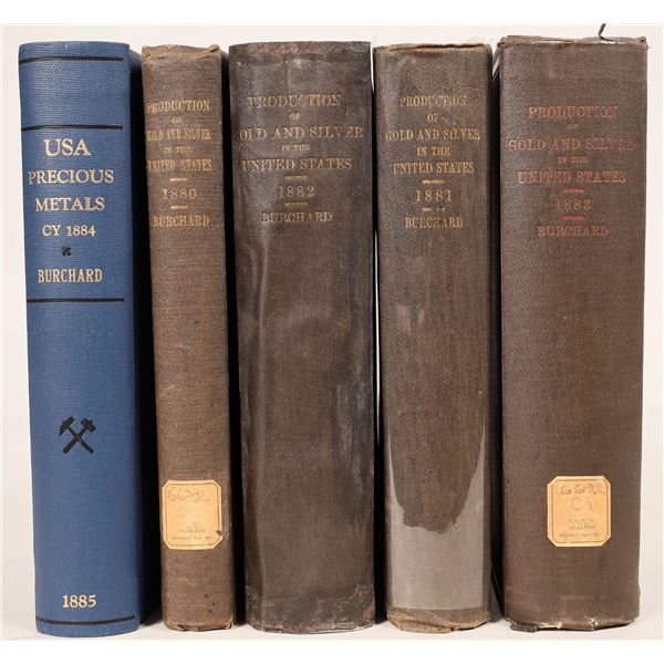 Burchard's Report of the Director of the Mint, 1880-1884, 5 vols. [181671]