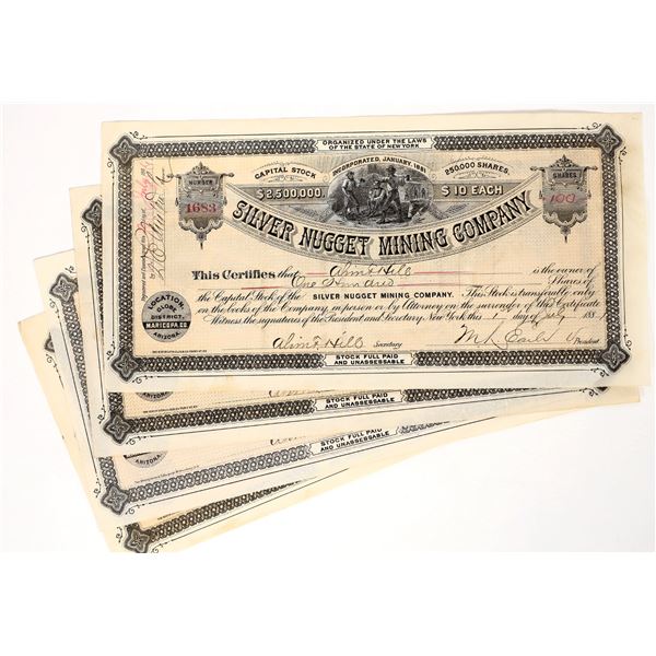 Silver Nugget Mining Stocks, 4, 1881 [194072]