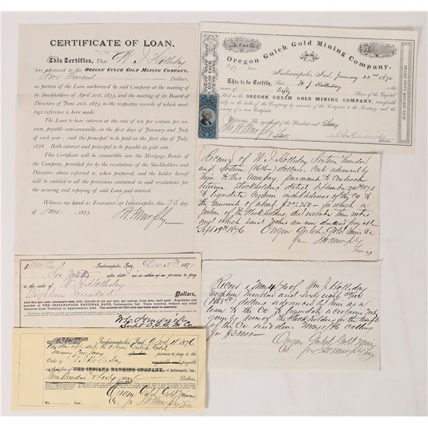 Oregon Gulch GMC stock and ephemera [173454]